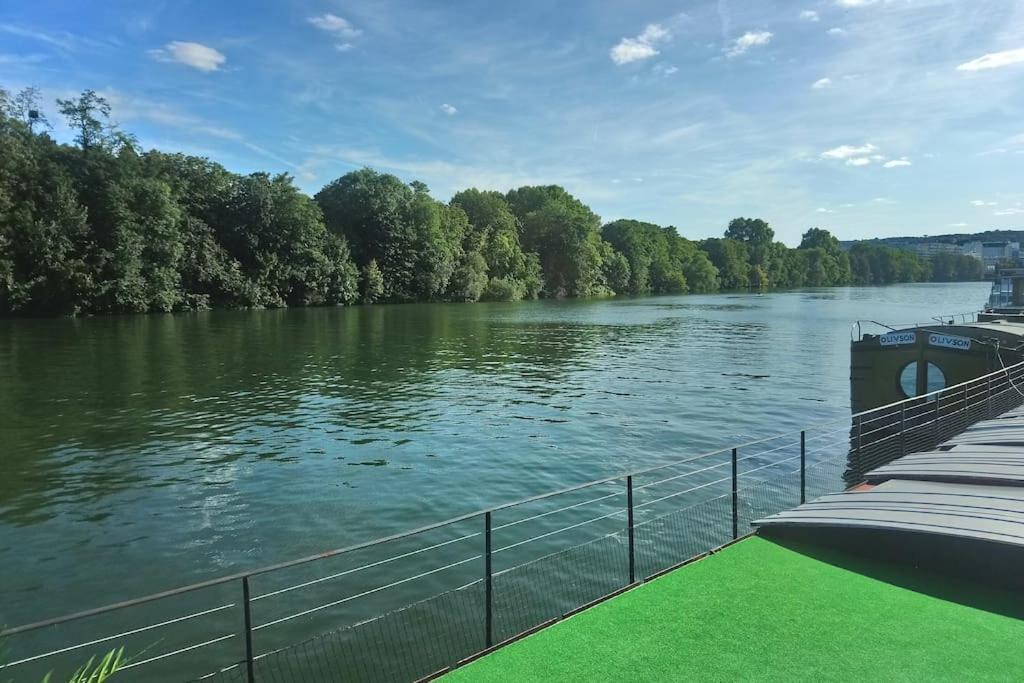 Belle Peniche Romantique A Paris Boulogne-Billancourt Exterior photo